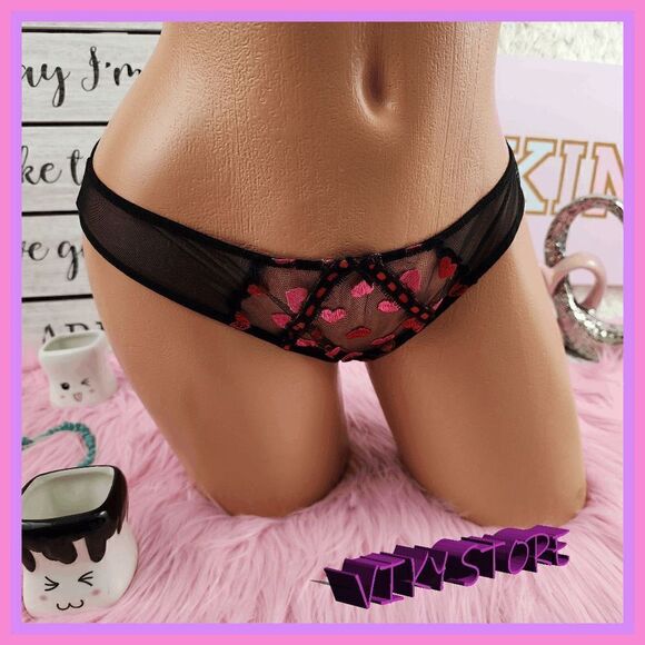 NWT {Victoria's Secret} Dream Angels Hearts Cheekini: Romantic Chic in Medium! N - Picture 1 of 9